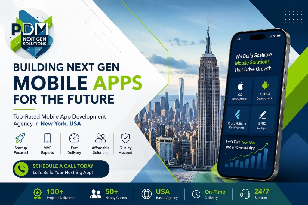 est Mobile App Company in NYC for Small Businesses